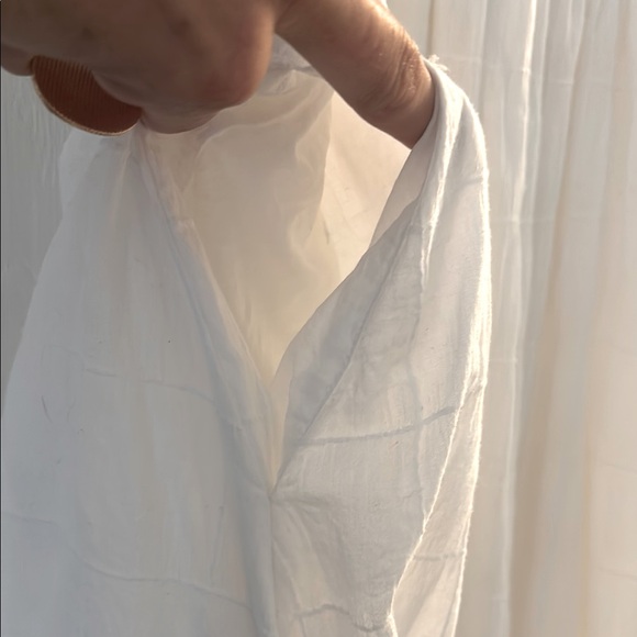 Madewell White V-Neck Sleeveless Dress - Picture 6 of 9